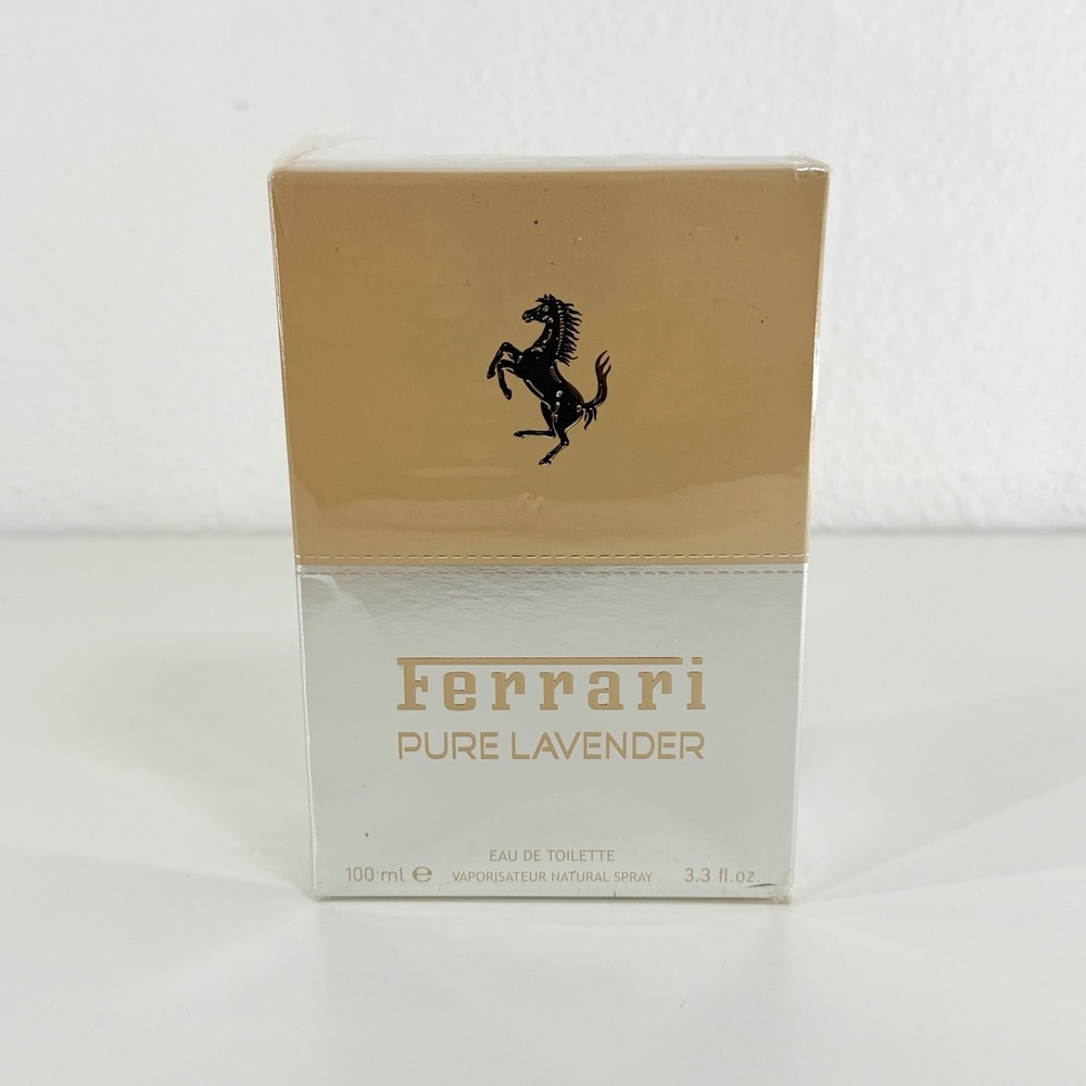 Ferrari Pure Lavender Eau de Toilette 3.4oz 100ml  New in Sealed Box